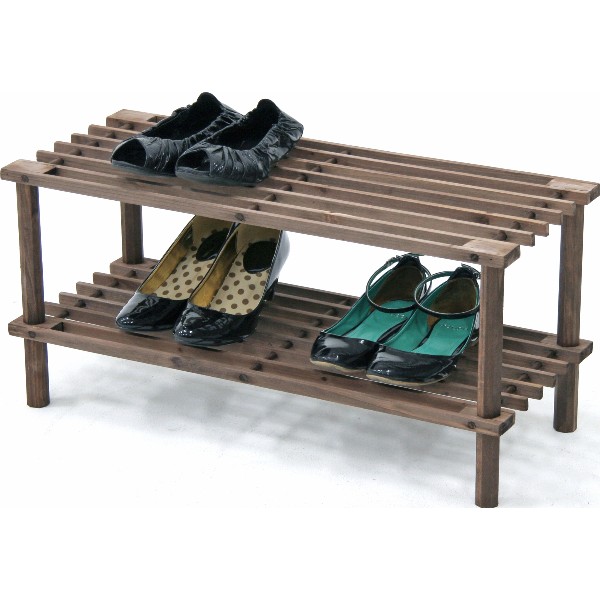 新品 マルチフリー＆シューズラック 4段 ブラウン 楽天市場】マルチフリー＆シューズラック 4段 ブラウン 収納